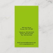 Cartes de visite de monogramme (Dos)