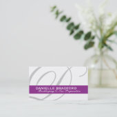 Cartes de visite de monogramme (Debout devant)