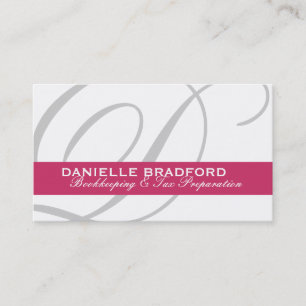 Cartes de visite de monogramme