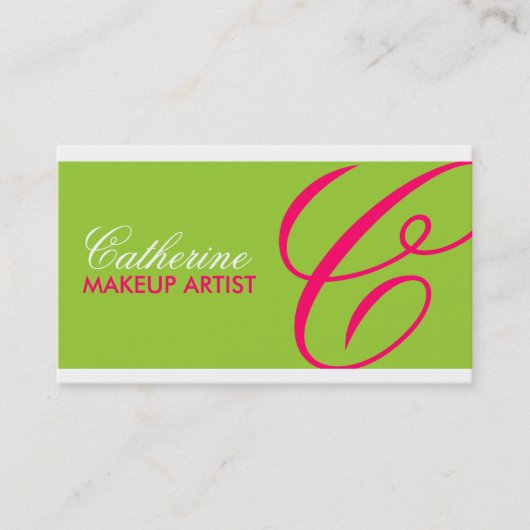 Cartes de visite de monogramme (Devant)