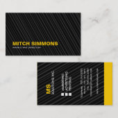 Cartes de visite de monogramme (Devant / Derrière)