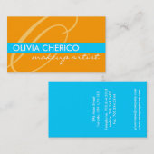 Cartes de visite de monogramme (Devant / Derrière)