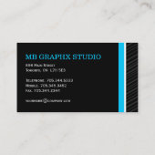 Cartes de visite de monogramme (Dos)