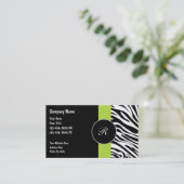 Cartes de visite de monogramme (Debout devant)