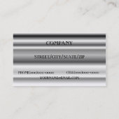 Cartes de visite de monogramme de construction (Dos)