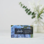 Cartes de visite de monogramme d'Hydrangea pourpre (Debout devant)