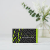 Cartes de visite de monogramme d'impression de (Debout devant)