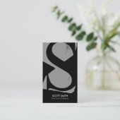 Cartes de visite de Monogrammes modernes (Debout devant)