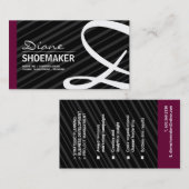 Cartes de visite de Monogrammes modernes (Devant / Derrière)