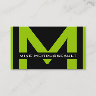 Cartes de visite de Monogrammes modernes