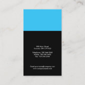 Cartes de visite de Monogrammes modernes (Dos)