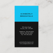 Cartes de visite de Monogrammes modernes (Dos)