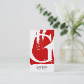 Cartes de visite de Monogrammes modernes (Debout devant)