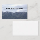 Cartes de visite de montagne (Devant / Derrière)