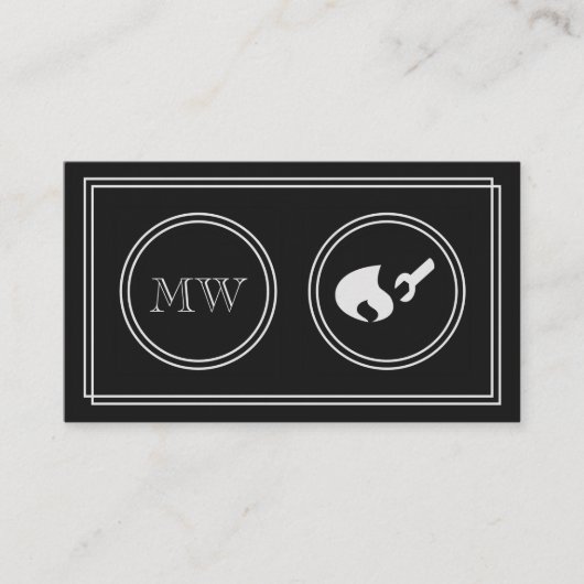 Cartes de visite de monteur de gaz "de film (Devant)