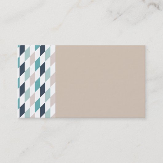 Cartes de visite de Motif multidiamants (Devant)