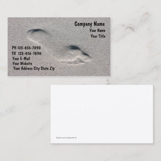 Cartes de visite de motivation (Devant / Derrière)