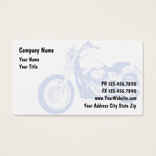 Cartes de visite de moto