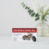 Cartes de visite de moto (Debout devant)
