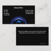 Cartes de visite de moto (Devant / Derrière)