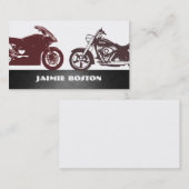 Cartes de visite de motos (Devant / Derrière)