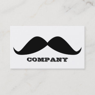 Cartes de visite de moustache