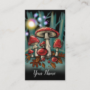 Cartes de visite de mushrooms~ de champignon