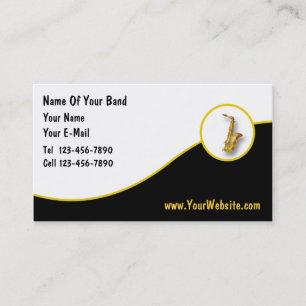 Cartes de visite de musicien