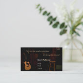 Cartes de visite de musicien/bande ! Guitare sur (Debout devant)
