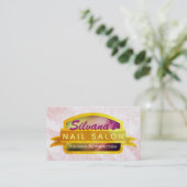 Cartes de visite de Nail Salon Slogans (Debout devant)