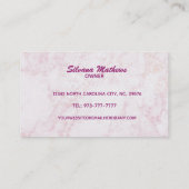 Cartes de visite de Nail Salon Slogans (Dos)