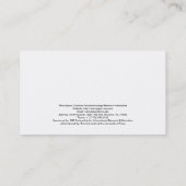 Cartes de visite de NanoJapan (Dos)