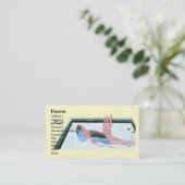 Cartes de visite de natation synchronisée (Debout devant)