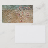 Cartes de visite de Natif américain (Devant / Derrière)