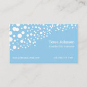 Cartes de visite de neige et de photo (Devant)