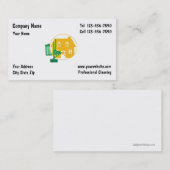 Cartes de visite de nettoyage (Devant / Derrière)