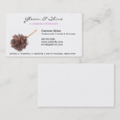 Cartes de visite de nettoyage (Devant / Derrière)