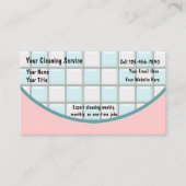 Cartes de visite de nettoyage (Devant)