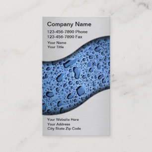 Cartes de visite de nettoyage