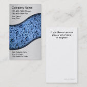 Cartes de visite de nettoyage (Devant / Derrière)