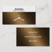 Cartes de visite de nettoyage à sec (Devant / Derrière)