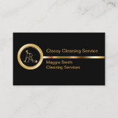 Cartes de visite de nettoyage classique (Devant)