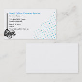 Cartes de visite de nettoyage de bureau (Devant / Derrière)