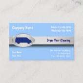 Cartes de visite de nettoyage de carter (Devant)