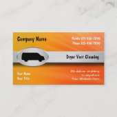 Cartes de visite de nettoyage de carter (Devant)