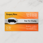 Cartes de visite de nettoyage de carter (Devant)