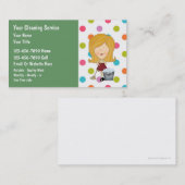 Cartes de visite de nettoyage de Chambre (Devant / Derrière)