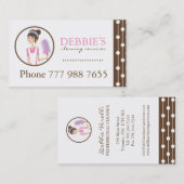 Cartes de visite de nettoyage de Chambre (Devant / Derrière)