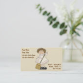 Cartes de visite de nettoyage de Chambre (Debout devant)