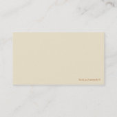 Cartes de visite de nettoyage de Chambre (Dos)